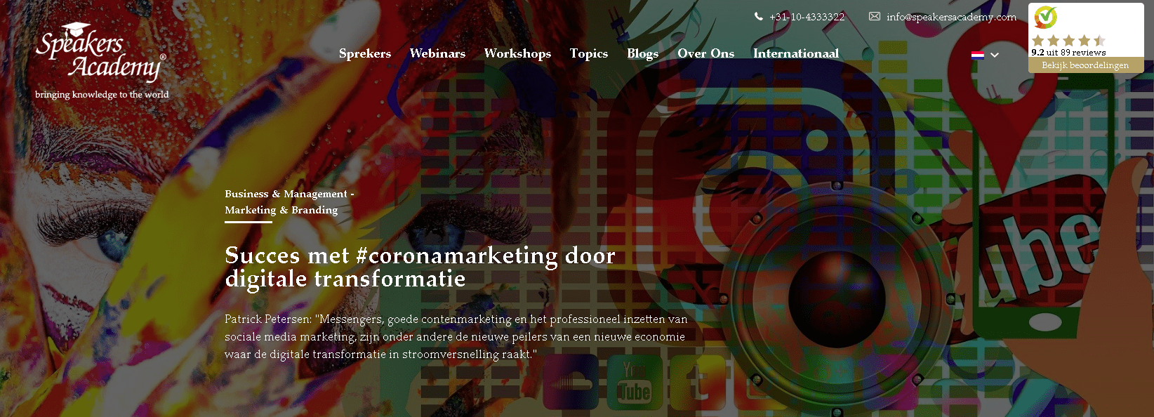 Patrick Petersen is een ervaren ondernemer, senior online strateeg en internationaal spreker. Daarnaast is hij als docent verbonden aan onder meer Nyenrode Business University, Beeckestijn Business School en EURib.