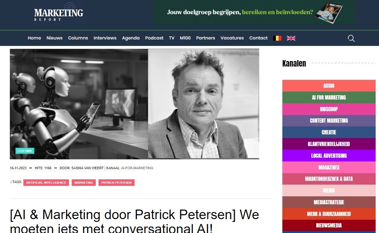Column AI marketing en conversie