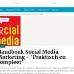 Bestseller Handboek Social Media Marketing krijgt in 2026 een deel 5