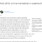 In het recent verschenen boek ‘Handboek Online Marketing, deel 5‘ (aff.) neemt Patrick Petersen de lezer mee door de ‘evolutie’ die marketing en online door de jaren heen hebben doorgemaakt. De cover van het boek geeft direct weer waarom het boek interessant is om te lezen: ‘Praktische lessen om een expert te worden (in online marketing)’. Maar ben je, ruim 600 pagina’s verder, écht een expert? En weet je de ins en outs van de snel veranderende wereld van online marketing? Traditionele marketing als fundament voor de moderne tijd Petersen neemt in de eerste hoofdstukken de tijd om je als lezer te herinneren aan waar marketing vandaan komt en hoe lang de term eigenlijk al bestaat voor organisaties. In 1894 werd de term namelijk al gebruikt en de hoofdtaak is altijd geweest om waarde en bekendheid te creëren van een product of dienst. Het moet top-of-mind zijn bij de doelgroep, wat direct het verschil in verkoopdoelstellingen weergeeft. Afbeelding 1. De sterk veranderde wereld van Marketing 1.0 tot Marketing 3.0 Waar het in de huidige tijd nog steeds zo is dat ‘de klant centraal moet staan’, was dit in de beginjaren zeker anders. Tijdens het zogenoemde Marketing 1.0 stond het product altijd centraal en was de boodschap ‘organisatie-gedreven’. Dit werd door de jaren heen meer ‘klantgedreven’, waarbij Marketing 3.0 stelt dat klantbeleving en de hernieuwde klantwaarden centraal staan. In 1894 werd de term marketing al gebruikt en de hoofdtaak is altijd geweest om waarde en bekendheid te creëren van een product of dienst. Petersen geeft hierbij veel ruimte om de ideeën en filosofieën van marketinggrootheden Kotler en Bartels naar voren te brengen, waarbij de termen ‘Mission (Why)’, ‘Vision (What)’ en ‘Values (How)’, centraal staan in hun beleving van Marketing 3.0. Kort gezegd kan de visie van Kotler als volgt worden samengevat: Het begint bij de 'mission' en het in kaart brengen 'waarom' iets gedaan moet worden. Vervolgens moet er gekeken worden wat er gedaan moet worden, de 'vision'. Om daarna ernaar te kijken 'hoe' dit gedaan moet worden (values). Als de consument dan ook nog eens op individueel niveau zowel in 'mind', 'heart' en 'spirit' geraakt kan worden, is de kans op succes er groot! Moderne tijden zetten de traditionele denkwijzen onder druk Iedere marketeer zal ze kennen, traditionele termen zoals de 4P’s en het AIDA-model. Termen waar de moderne (online) marketeer al snel gehakt van wil maken, maar is dat terecht? Petersen respecteert deze oudere denkwijzen, legt ze duidelijk uit en steekt ze uiteindelijk in een modern jasje, door onder andere het online ‘4C-model’ te introduceren en de ’10 web-P’s’ op te sommen, waar de online marketeer weer haar strategie op zou kunnen bouwen. Wel worden de beperkingen van traditionele marketing aan het licht gesteld. Er zijn nog altijd organisaties en marketeers die geloven in alleen traditionele marketing, terwijl deze erg massagericht zijn, moeilijker te zijn hanteren door de versnippering van moderne doelgroepen en minder snel kunnen anticiperen op verschuivingen in de markt. En laten nou net deze beperkingen haaks staan op de mogelijkheden én kansen die moderne online marketing wel biedt. Lees ook: Conversie-killers? Zet je customer journey op scherp [quick wins] Een brug naar de wereld anno 2016 Petersen benoemt een aantal kansen waaronder de extra beleving door multimedia, snellere en nieuwe marktsegmenten en de vergaande interactie en een hogere klantbeleving. Petersen beschrijft in een aantal hoofdstukken de traditionele modellen en slaat daarmee een brug naar de (marketing)wereld anno 2016. Wat mij betreft kan dit sneller worden samengevat: Traditionele marketing is niet dood in zijn geheel, maar zal wel steeds meer evolueren. De effecten worden steeds kleiner en de kosten blijven stijgen. Er zal op een slimme manier gekeken moeten worden hoé de consument bereikt kan worden en welke middelen hiervoor ingezet moeten worden, waarbij moderne online én omni-channel marketing anno 2016 (en verder) veel meer kansen bieden. Maar wat is online marketing dan precies? Online marketing is niet een definitie op zich en kent ook veel vormen. De functie ‘online marketeer’ zie je bij de wat kleinere organisaties vaak terugkomen, maar grotere organisaties hebben ook hier al veel aftakkingen en specialisten in, die ieder gespecialiseerd zijn op een onderdeel. Voorbeelden van online marketingactiviteiten zijn bijvoorbeeld: Search Engine Optimalisation (SEO) Search Engine Advertising (SEA) Social Media Webcare E-mailmarketing Online bannering Contentmarketing Online storytelling Mobile marketing Bovenstaande opsomming is slechts een greep uit het online marketingassortiment die uitgebreid wordt toegelicht in diverse hoofdstukken uit het handboek van Petersen. Maar ook hierin én hiertussen zijn grote evoluties gaande. Een aantal jaren geleden was een SEA-campagne nog succesvol bij zoveel mogelijk clicks en werd e-mail puur afgerekend op de open-rate. Maar Petersen legt hier, terecht, een kritische kanttekening bij. Want voor organisaties is het ten alle tijden belangrijk om terug te denken aan de ‘mission’ en ‘vission‘ waarmee hij wel weer een traditionele marketingvisie op de moderne tijd weet toe te passen. Extra verkoop haal je namelijk niet doordat mensen op je website terechtkomen via een advertentie of doordat ze een e-mail openen. Dit is een middel, welke kan bijdragen aan je doel. Maar als die onderdelen los van elkaar fungeren, is het effect lastig te meten. Afbeelding 2. Het customer Journey Model volgens McKinsey Met die kritische noot komen we bij een ontzettend belangrijk onderdeel van dit boek uit, de customer journey. Oftwel: de route die een klant bewandelt bij het koopproces. Veel organisaties brengen deze journeys in kaart en proberen hierop in te spelen. Echter wordt ook dit gedateerd, aangezien iedere klant uniek is én dus zijn of haar eigen journey bewandelt. Een voorbeeld is dat persoon A een erg oriënterend persoon is, die eerst een aantal keer via Google globaal zoekt naar een product, vervolgens eens op de website wat informatie zoekt, daarna naar een fysieke winkel gaat en vervolgens de aankoop online doet. Echter kan persoon B veel meer impulsief zijn en direct online een aankoop doen. En dan hebben we het nog over hetzelfde product. Een organisatie heeft natuurlijk ook veel verschillende doelgroepen en producten, wat ook grote invloed heeft op de journey van een klant. Hoe is het complexe online marketing nog te bedrijven anno 2016 en verder? Petersen geeft veel informatie over geschiedenis, modellen en visies van marketinggoeroes. Echter geeft bovenstaande alinea al een indicatie dat het allemaal niet zo eenvoudig meer is. De moderne consument is kritisch, organisaties beseffen dat het geld maar één keer te besteden is en de concurrentie kan moordend zijn op de online markt. Analyses en klantgedrag in kaart brengen kan nog steeds op de uitgebreide manier door historisch gedrag te analyseren, dit samen te voegen, te rapporteren en hier acties op te bedenken. Maar dan ben je ook vaak alweer een paar maanden verder en is het gedrag van de snel veranderende consument mogelijk ook alweer veranderd. Moderne technieken gebruiken om nagenoeg real-time in te kunnen spelen op het gedrag en behoeftes van consumenten, wordt dus belangrijk. Hierbij geeft Petersen ‘data’ aan als één van de key-factors, die dit mogelijk maakt. Organisaties beschikken vaak over bakken vol data, maar dit is vaak erg versnipperd beschikbaar. De belangen van goede data warehousing, gecombineerd met moderne technieken als predictive algoritmes worden al op kleine schaal toegepast. Maar volgens Petersen wordt het de komende jaren noodzakelijk voor organisaties, om mee te gaan in de online marketingstrijd. Iedere consument verdient namelijk op het voor hem/haar juiste moment (tijdstip én in de customer journey), op de juiste manier (channel of device) én met de juiste gepersonaliseerde content een boodschap van jouw organisatie, waar hij of zij behoefte aan heeft! Word je echt een online marketingexpert door het lezen van dit boek? Petersen neemt in dit boek uitgebreid de tijd voor zijn analyses en gaat de kritische noot naar vooral de traditionelere modellen niet uit de weg. Wel geeft hij erg veel theorie, wat zorgt voor een vrij hoog schoolboek-gehalte. Desondanks pakt hij je beet, alsof hij je mee wil nemen in de spreekwoordelijke online marketing journey, waarin hij de customer journey naar voren brengt. De vele onderdelen van online marketing komen aan bod, maar vanzelfsprekend is het onmogelijk om alleen op basis hiervan een expert te worden. Alleen over visies op SEA of e-mailmarketing kun je al boeken vol schrijven, wat het natuurlijk onmogelijk maakt om het in één hoofdstuk helemaal bloot te leggen. Wel wordt er steeds goed naar de basis gekeken en krijgt de lezer over de gehele breedte een goede allround basiskennis over wát online marketing inhoudt. De boodschap die als een rode draad door het boek gaat, is deels duidelijk, maar deels houdt Petersen deze vaag. Want waar we nu ongeveer staan met online marketing kan wel aardig worden geschetst. Waar we vandaan komen ook. Ook is het duidelijk dat we mee moeten met goede data warehousing, algoritmes en personalized communcation, om mee te kunnen met toekomstige ontwikkelingen, zoals de sterk groeiende Internet of Things. Maar ver vooruit kijken, is dat mogelijk? Hadden we tien jaar geleden gedacht dat we nu hier zouden staan? Waarschijnlijk niet. Lees hier het origineel op FrankWatching